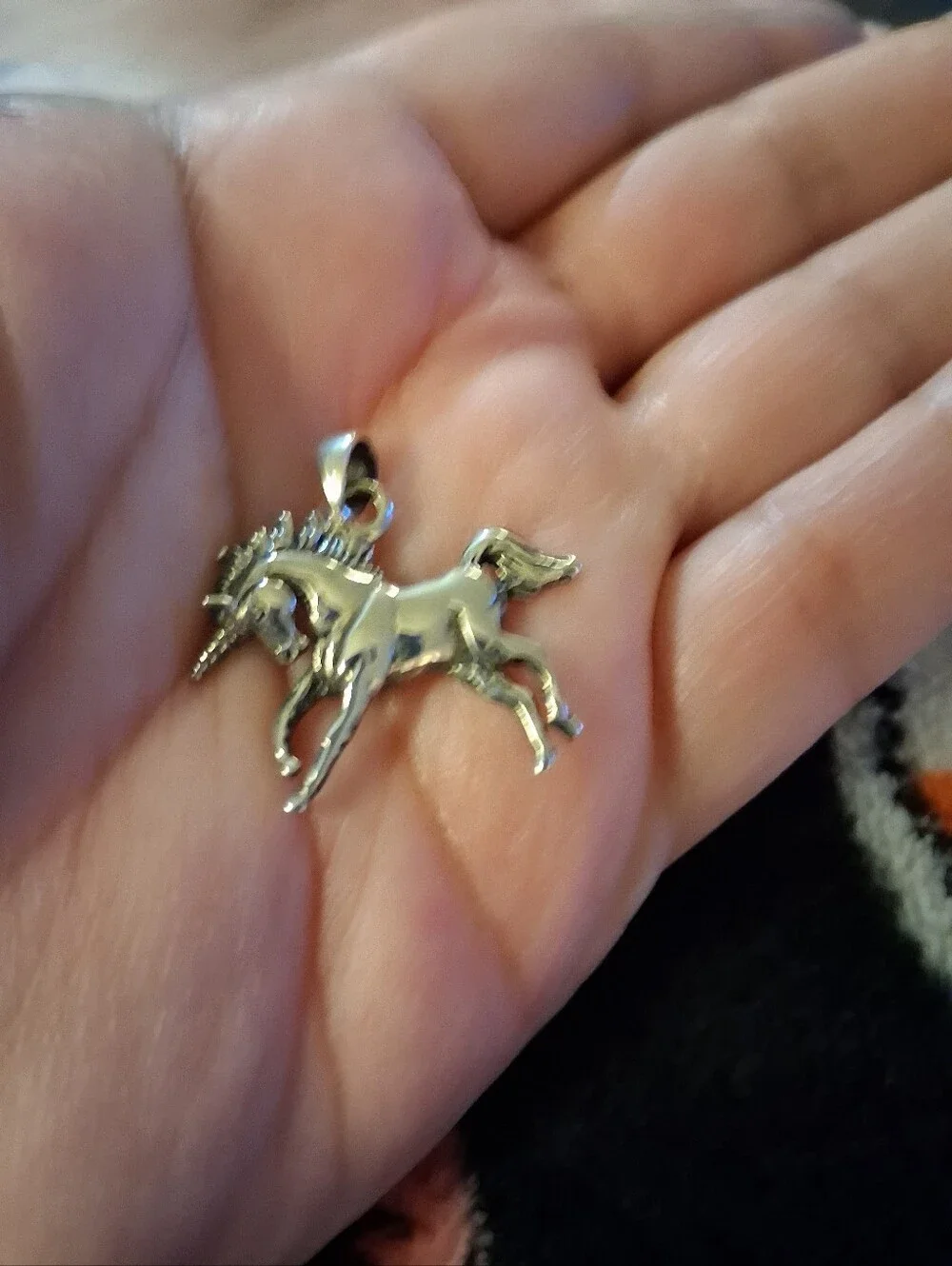 Silver Unicorn Pendant Necklace - Women's Jewelry